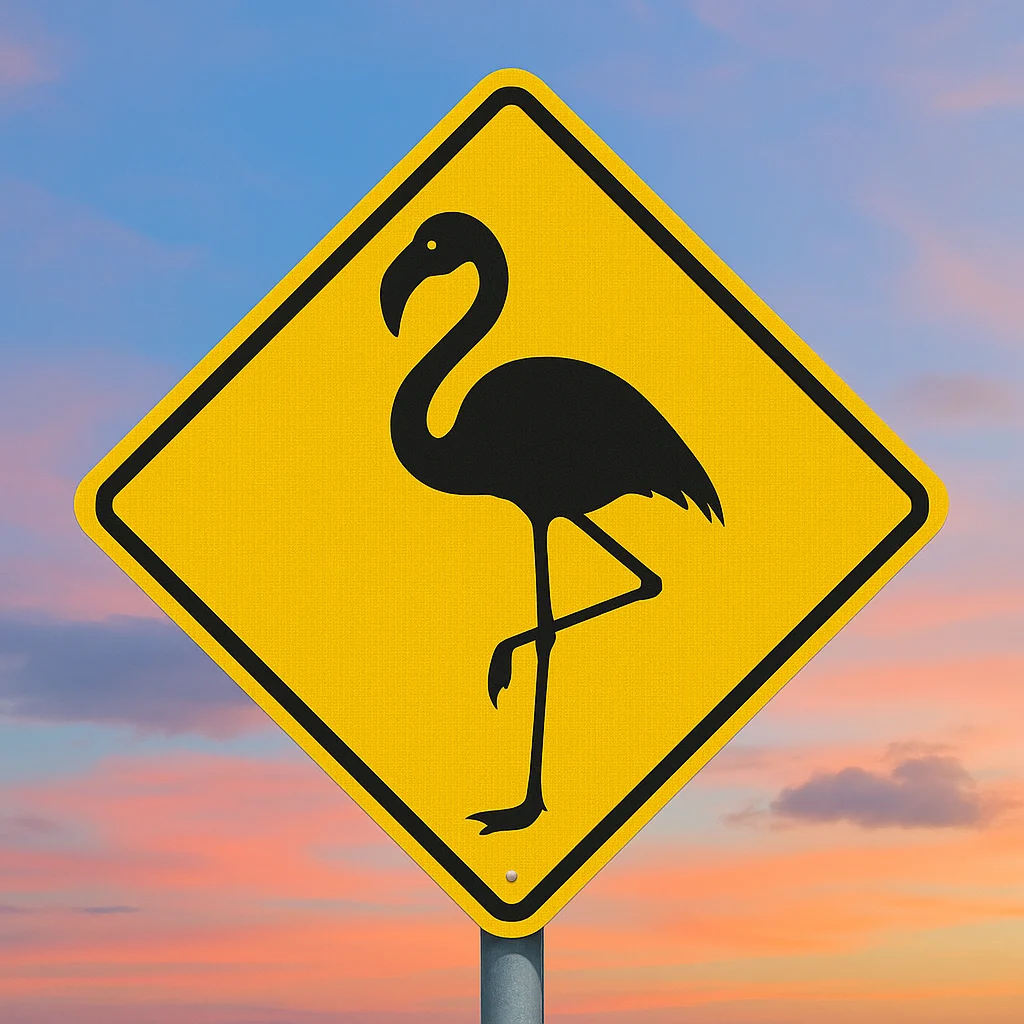 N Scale - Flamingo Crossing - 2 Pack