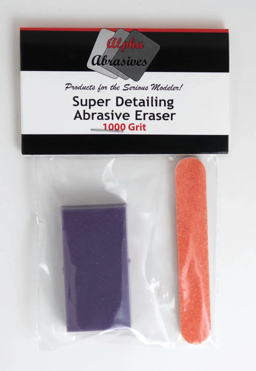 Alpha Abrasives 1000 Grit Super Detailing Abrasive Eraser - #64052