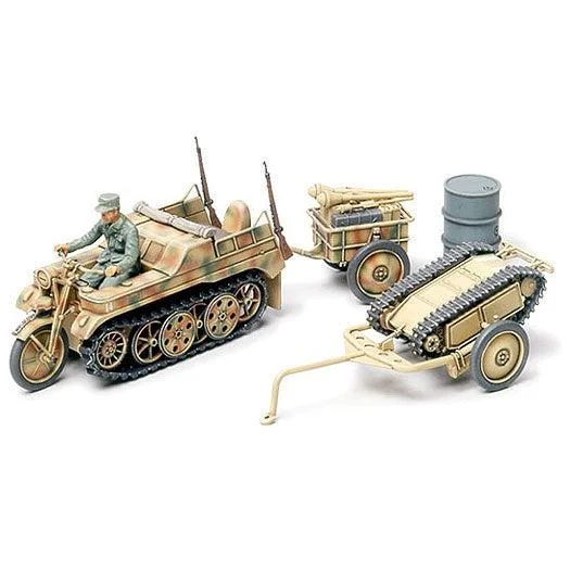 Tamiya 1/48 Kettenkrad W/Cart - 32502