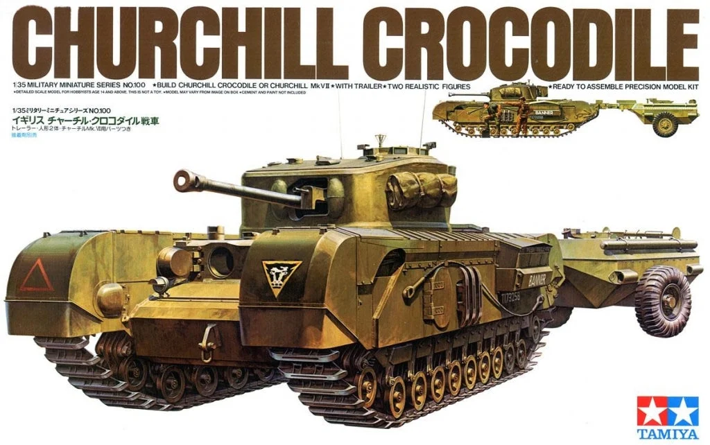 Tamiya 1/35 British Churchill C Tank Kit - 35100