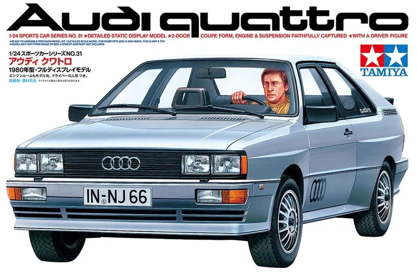 1/24 Tamiya Audi Quattro Kit 24031