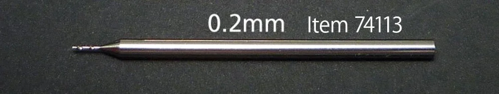 Tamiya Fine Pivot Drill Bit 0.2mm 74113