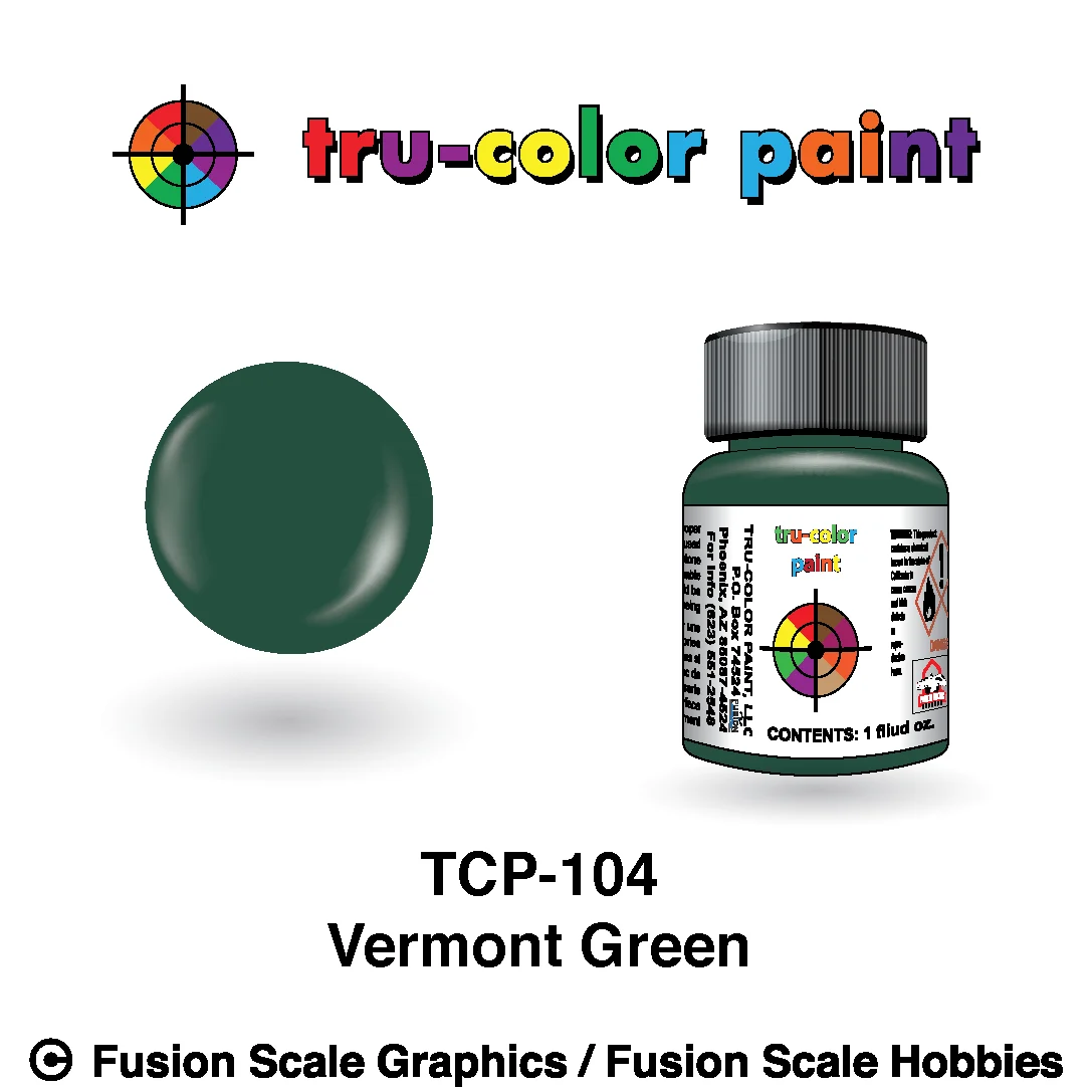 Tru Color Paint Vermont Green 1oz - 104