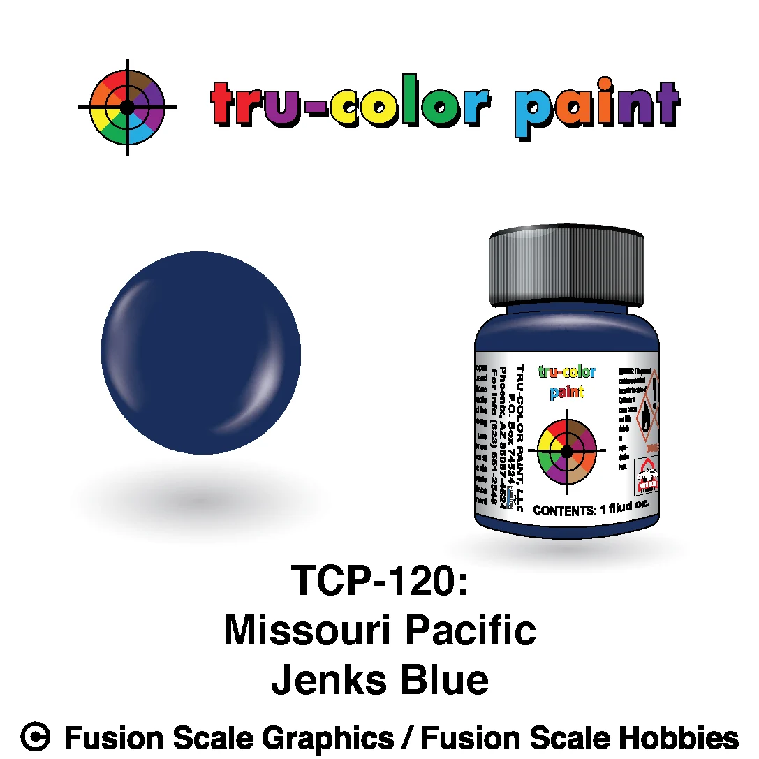 Tru Color Paint Missouri Pacific Jenks Blue 1oz - 120