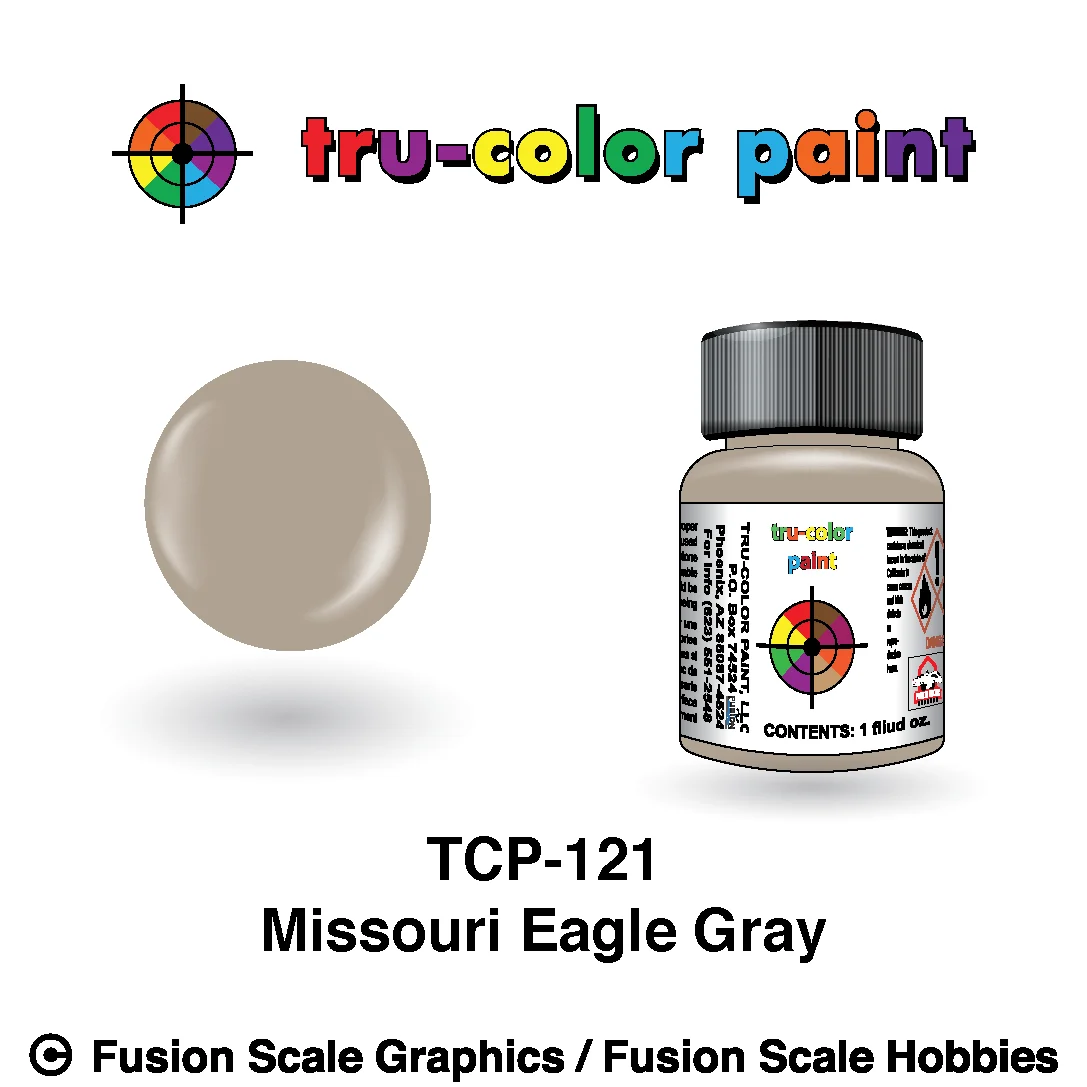 Tru Color Paint Missouri Eagle Gray 1oz - 121
