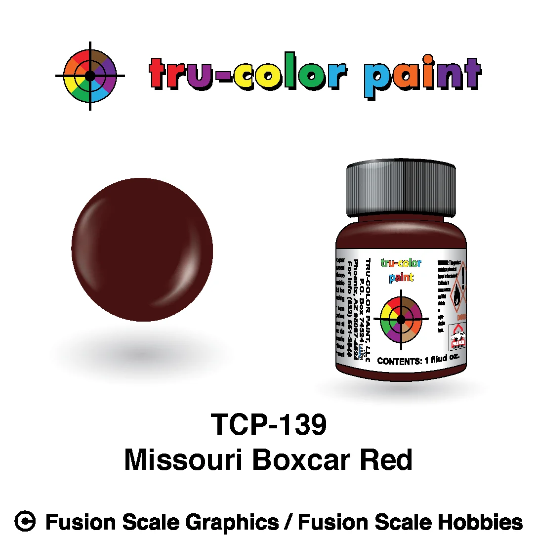 Tru Color Paint Missouri Boxcar Red 1oz - 139