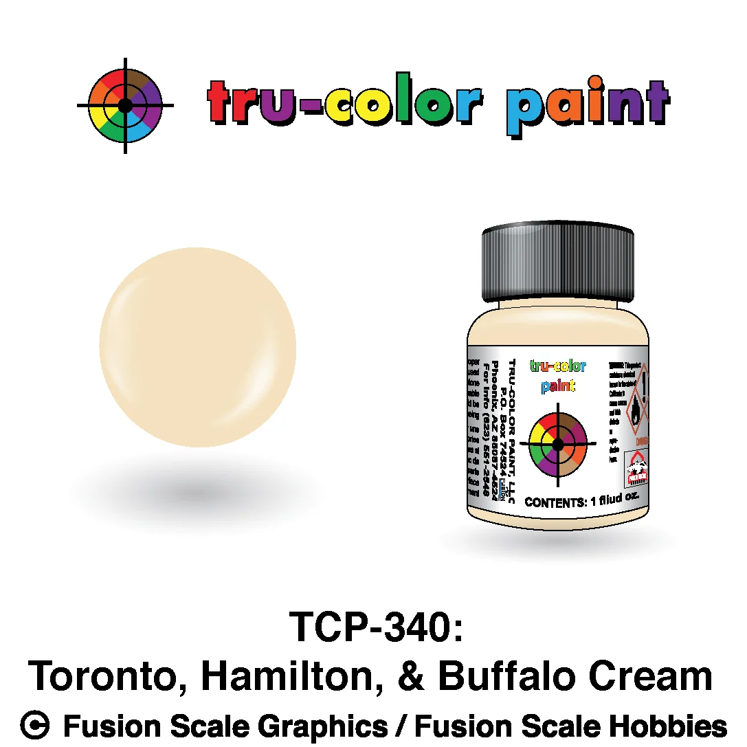 Tru Color Paint Toronto, Hamilton, & Buffalo Cream 1oz - 340