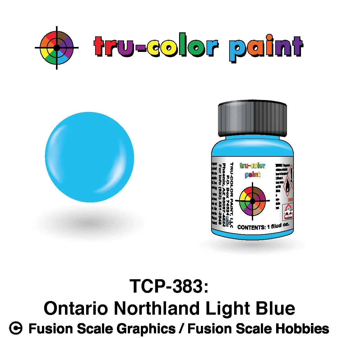 Tru Color Paint Ontario Northland Light Blue 1oz - 383