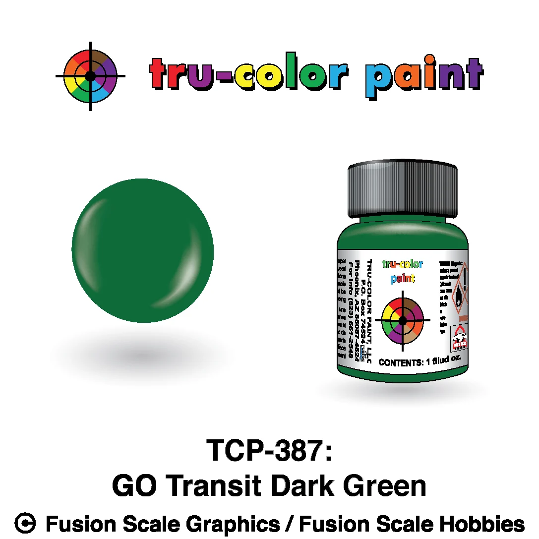 Tru Color Paint GO Transit Dark Green 1oz - 387