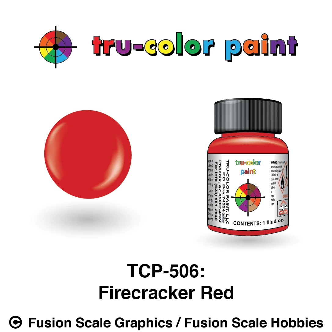 Tru Color Paint Firecracker Red 1oz