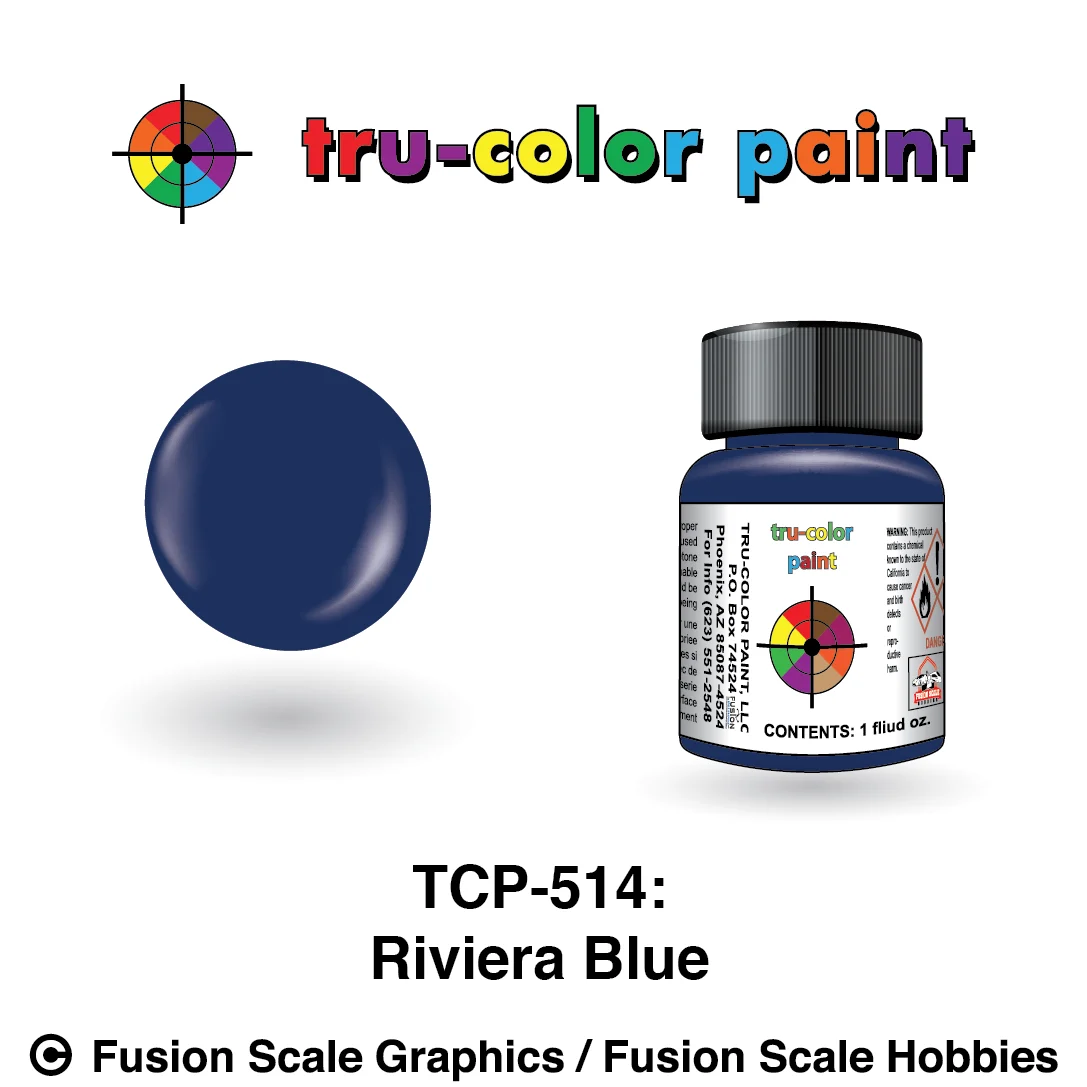 Tru Color Paint Riviera Blue 1oz