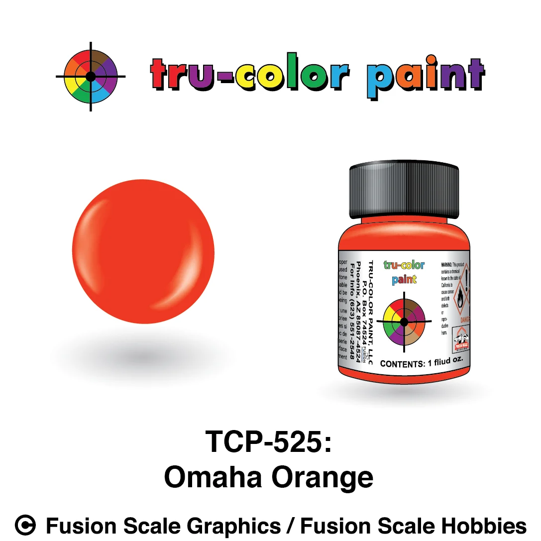 Tru Color Paint Omaha Orange 1oz