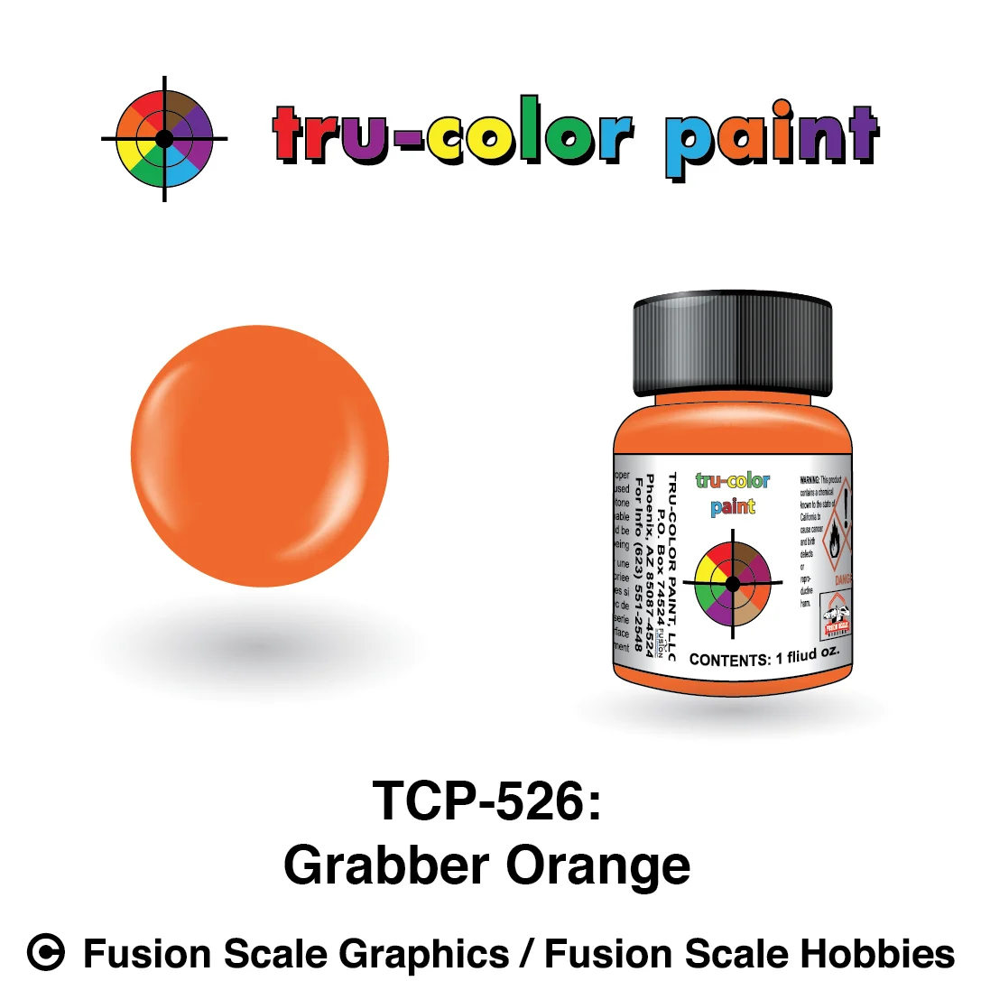 Tru Color Paint Grabber Orange 1oz