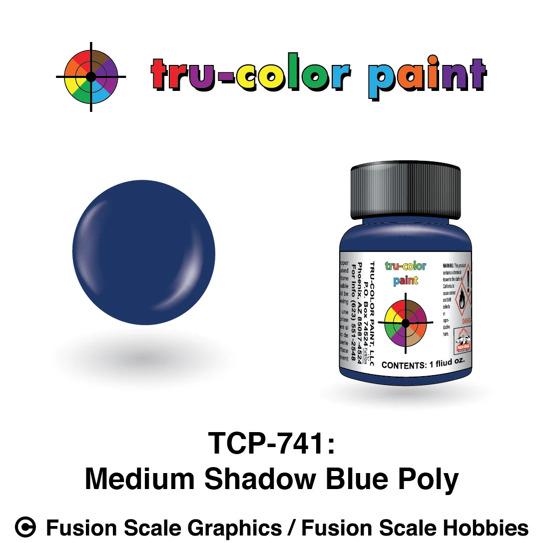Tru Color Paint Medium Shadow Blue Poly 1oz