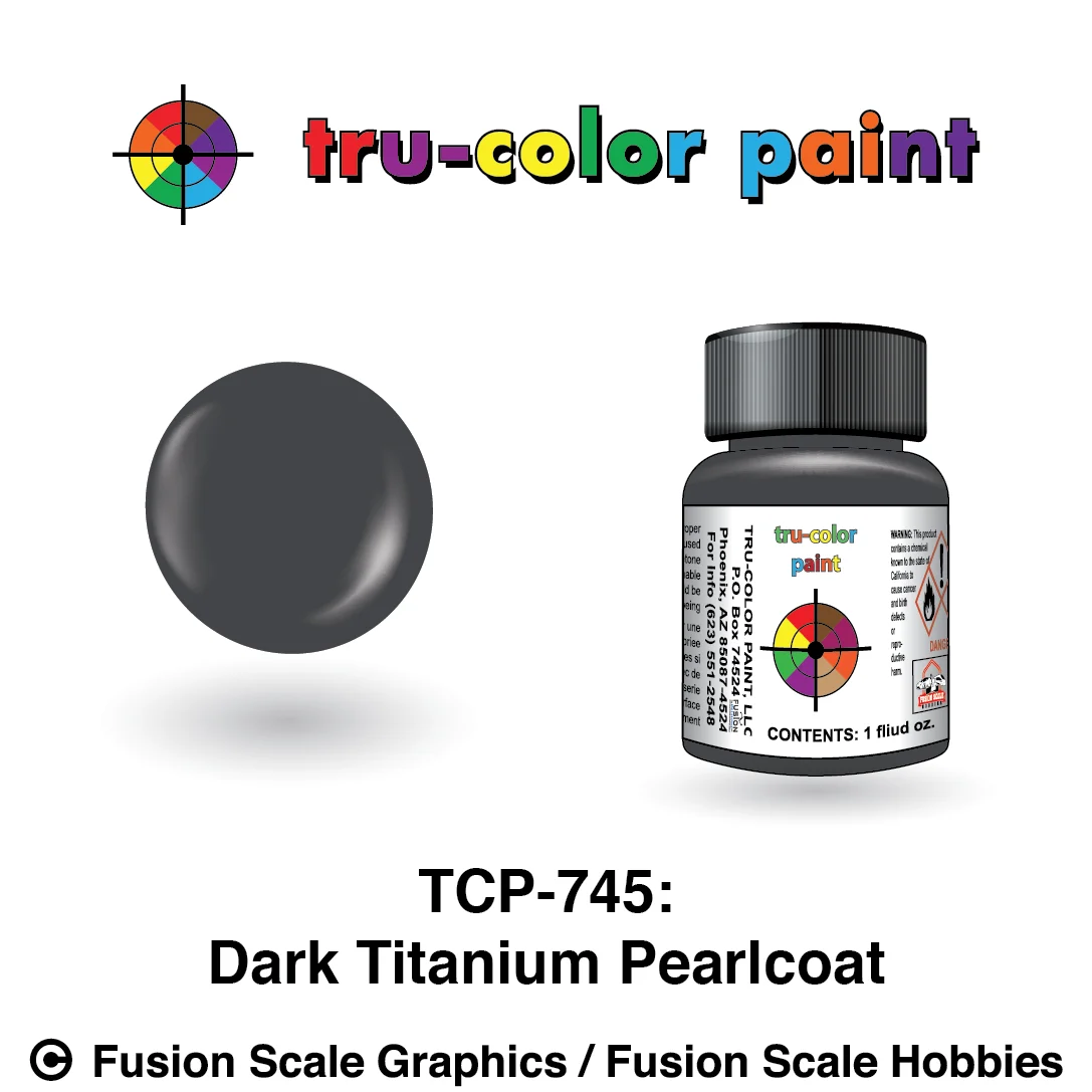 Tru Color Paint Dark Titanium Pearlescent 1oz