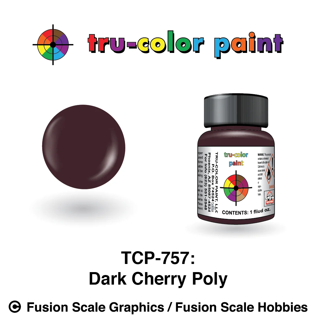 Tru Color Paint Dark Cherry Poly (Metallic) 1oz