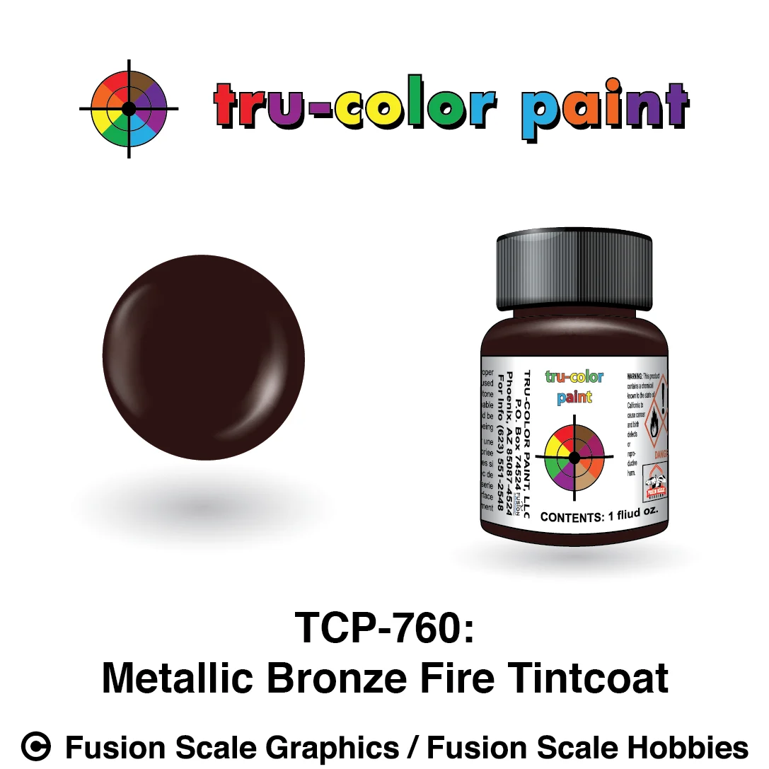 Tru Color Paint Metallic Bronze Fire Tintcoat (a Kandy) 1oz