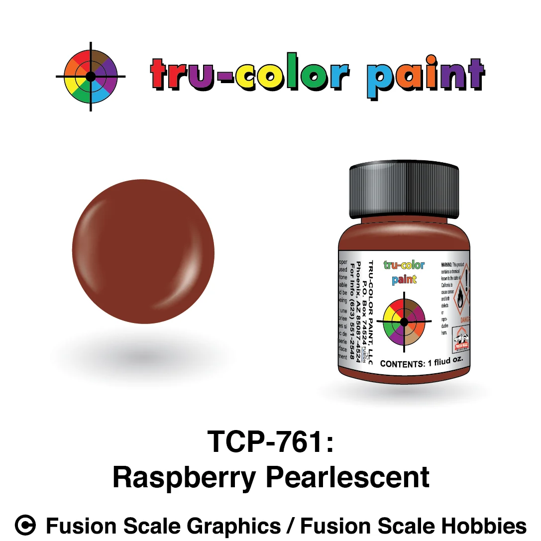 Tru Color Paint Raspberry Pearlescent 1oz