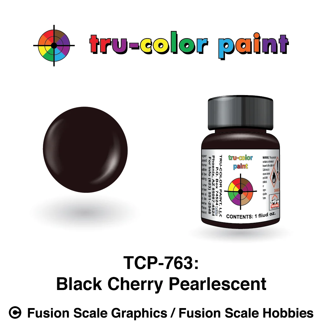 Tru Color Paint Black Cherry Pearlescent 1oz