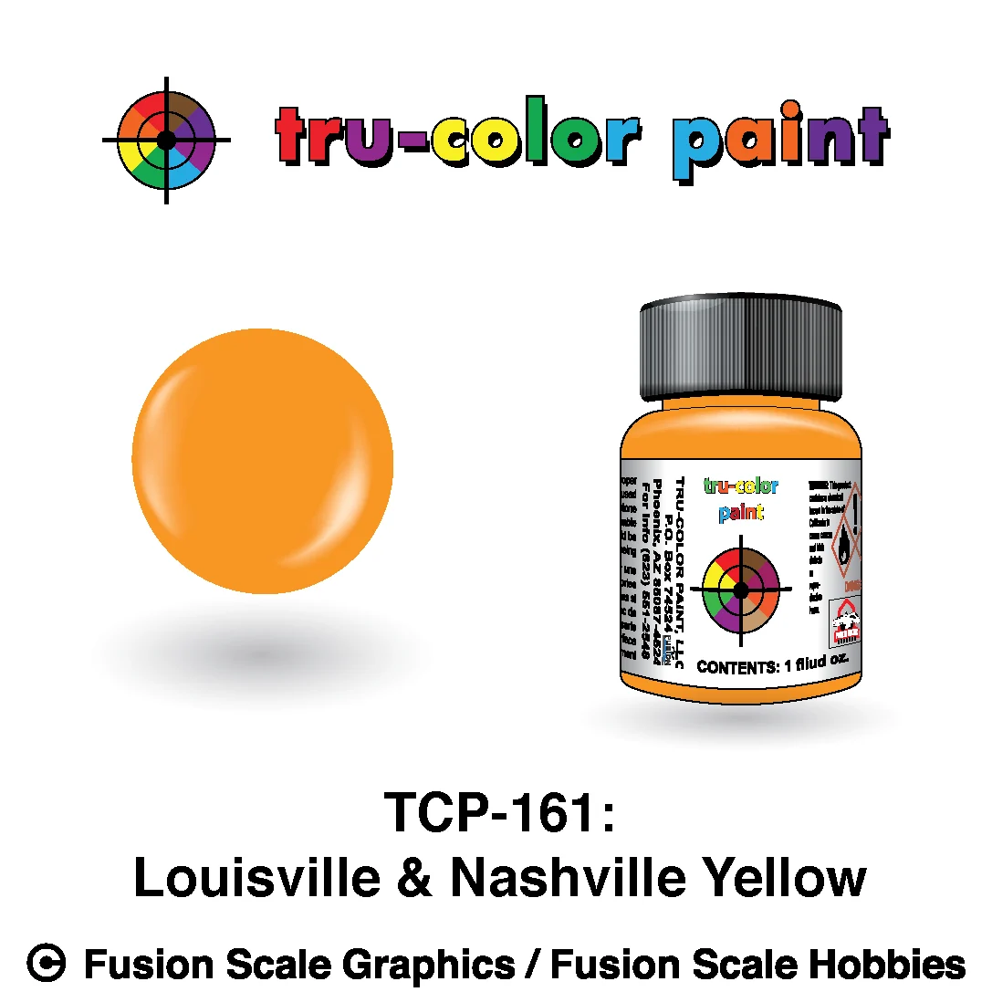 Tru Color Paint Lousville & Nashville Yellow 1oz - 161