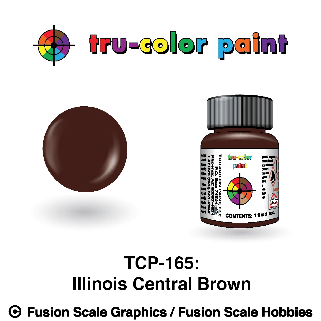 Tru Color Paint Illinois Central Brown 1oz - 165