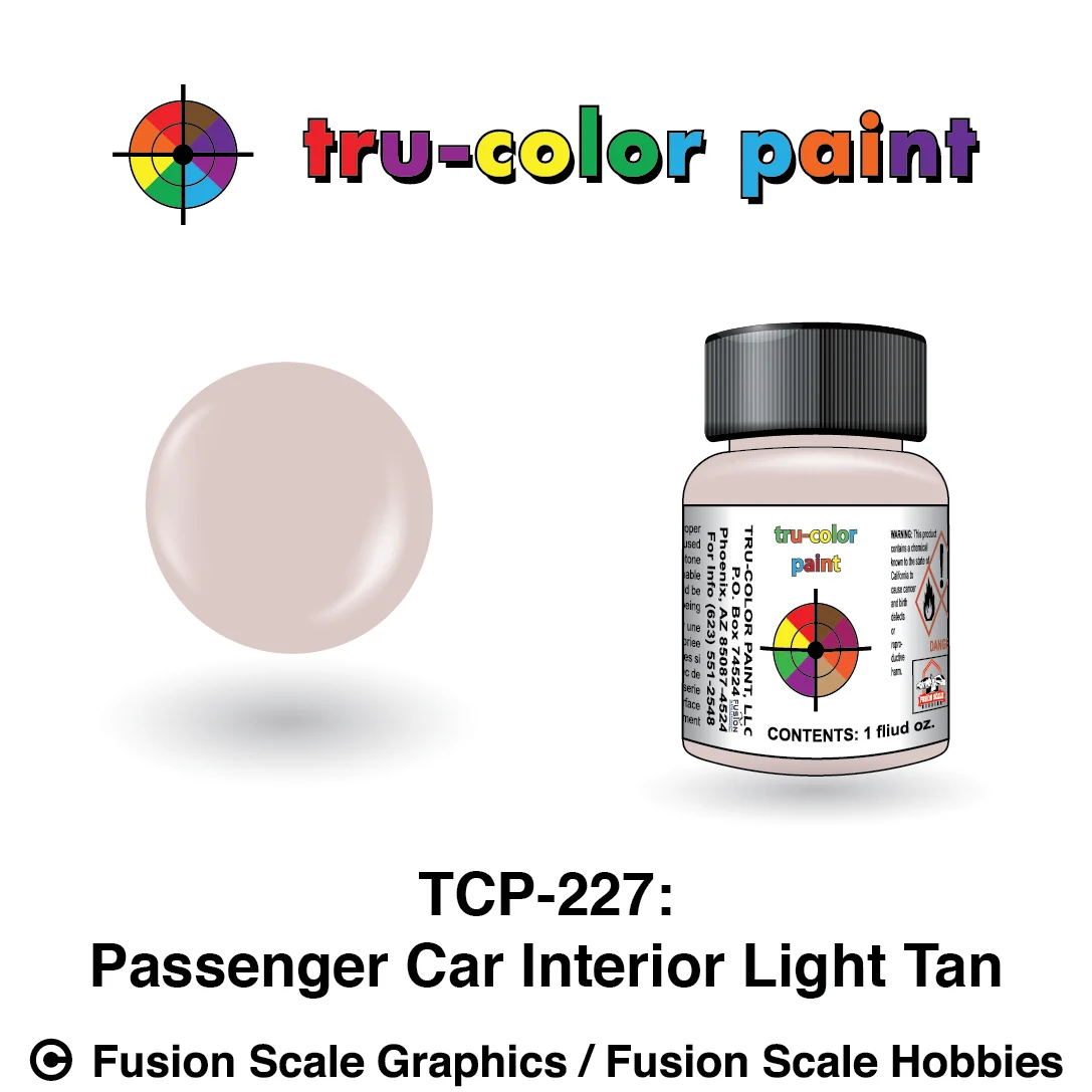 Tru Color Paint Passenger Car Interior Light Tan 1oz