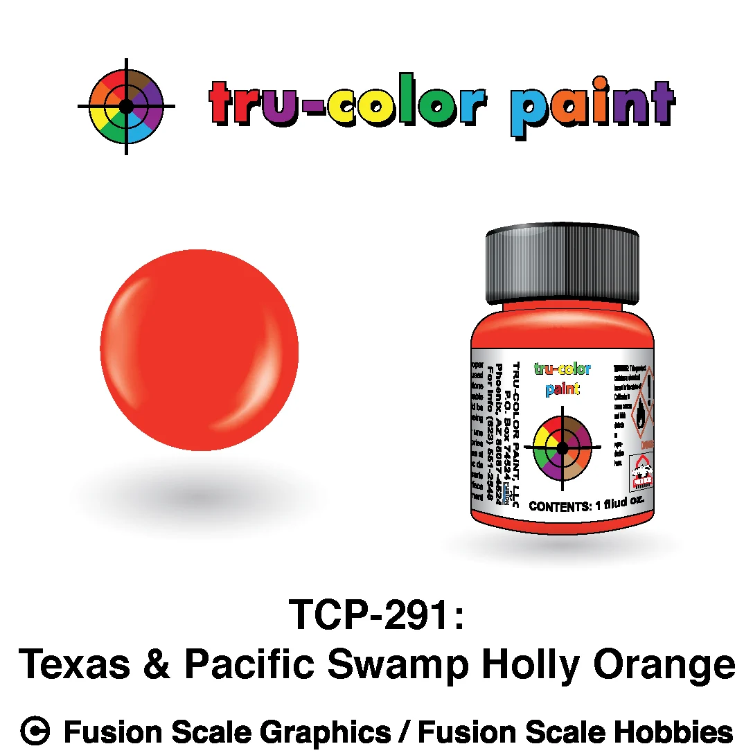 Tru Color Paint TCP-291 Texas & Pacific T&P Swamp Holly Yellow - 291