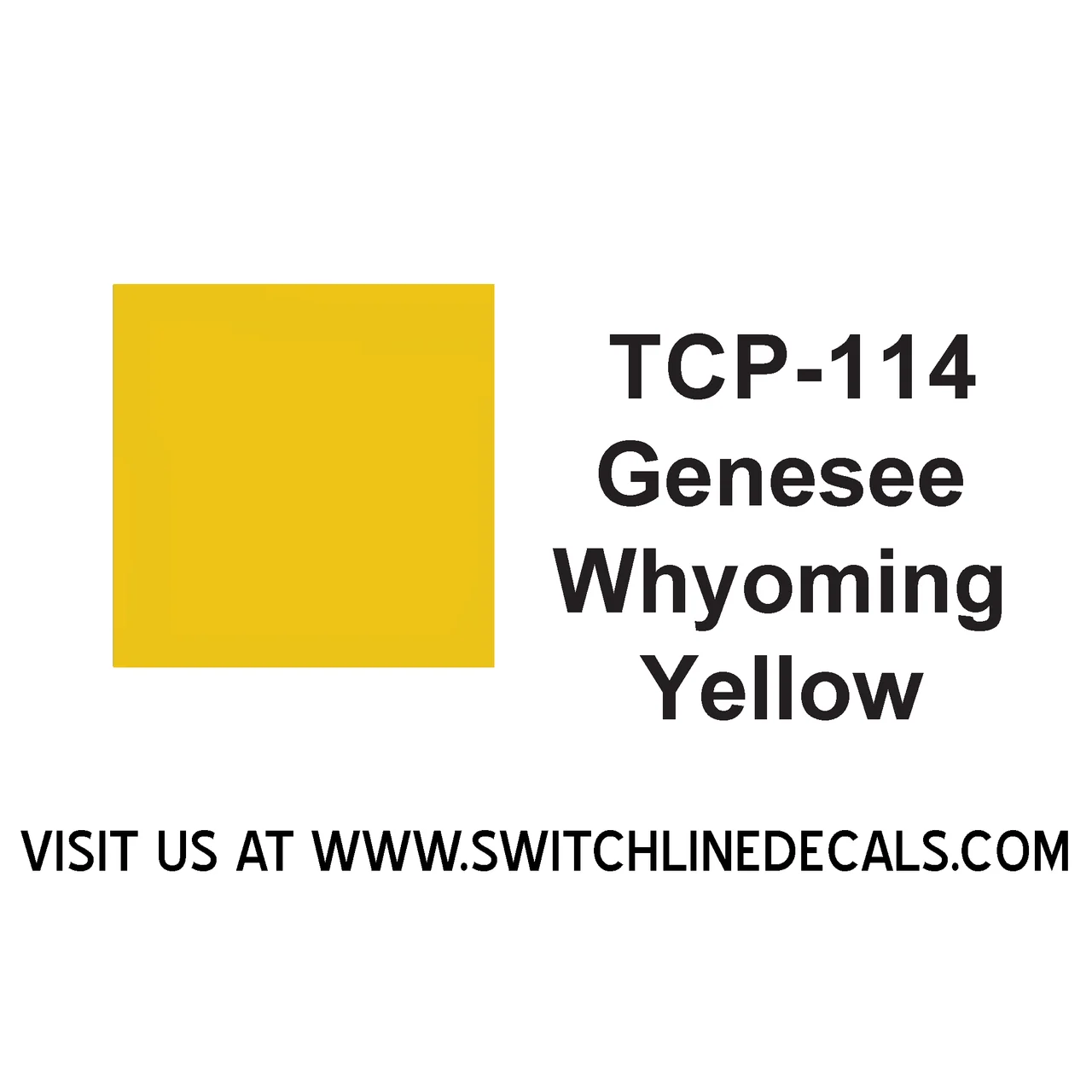 Tru Color Paint TCP-114 Genesee and Wyoming Yellow 2oz