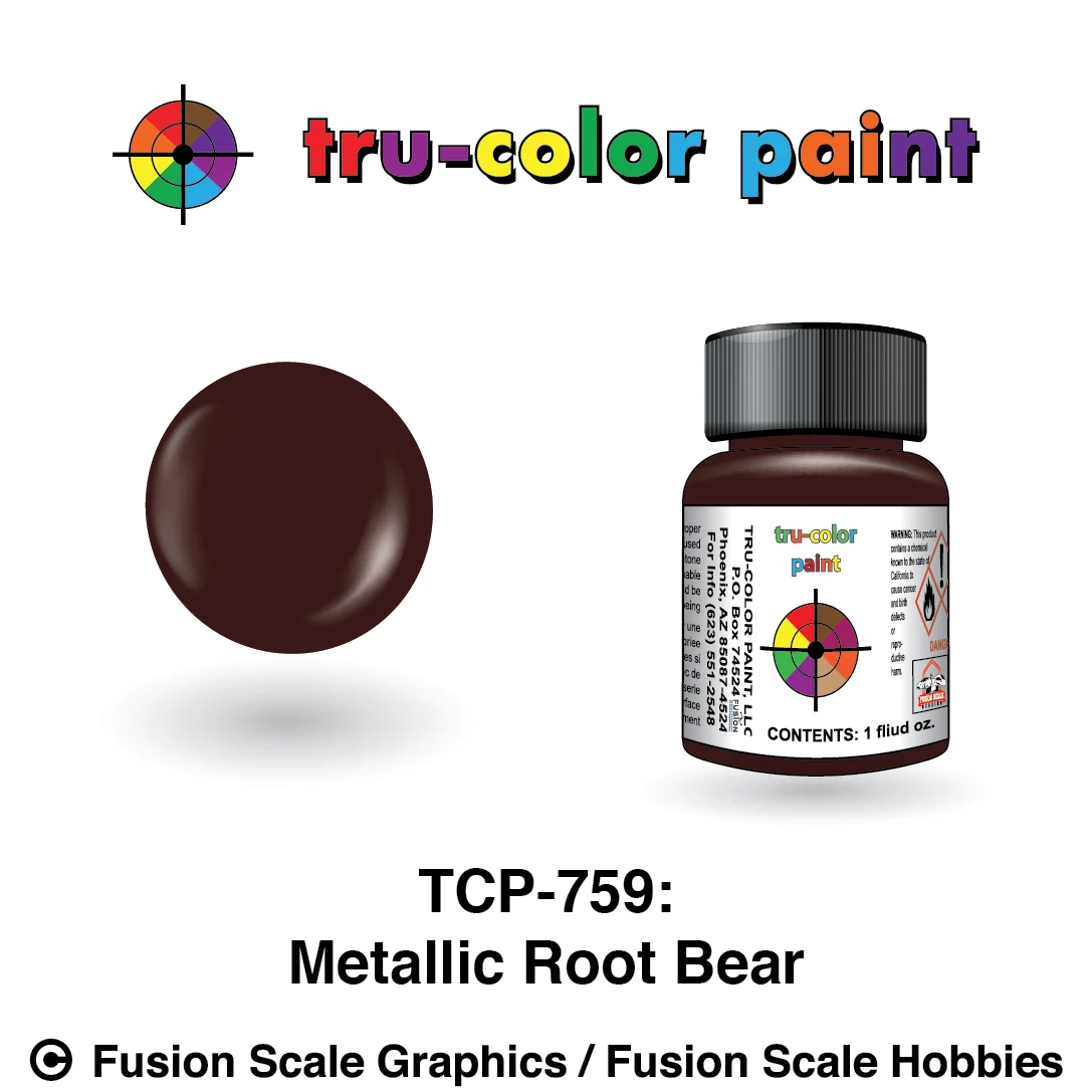 Tru Color Paint Metallic Root Beer 1oz