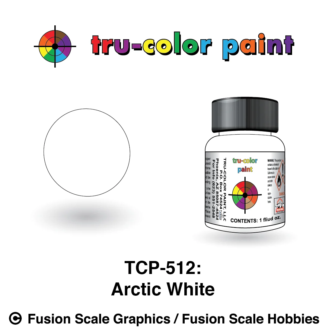 Tru Color Paint Arctic White 1oz