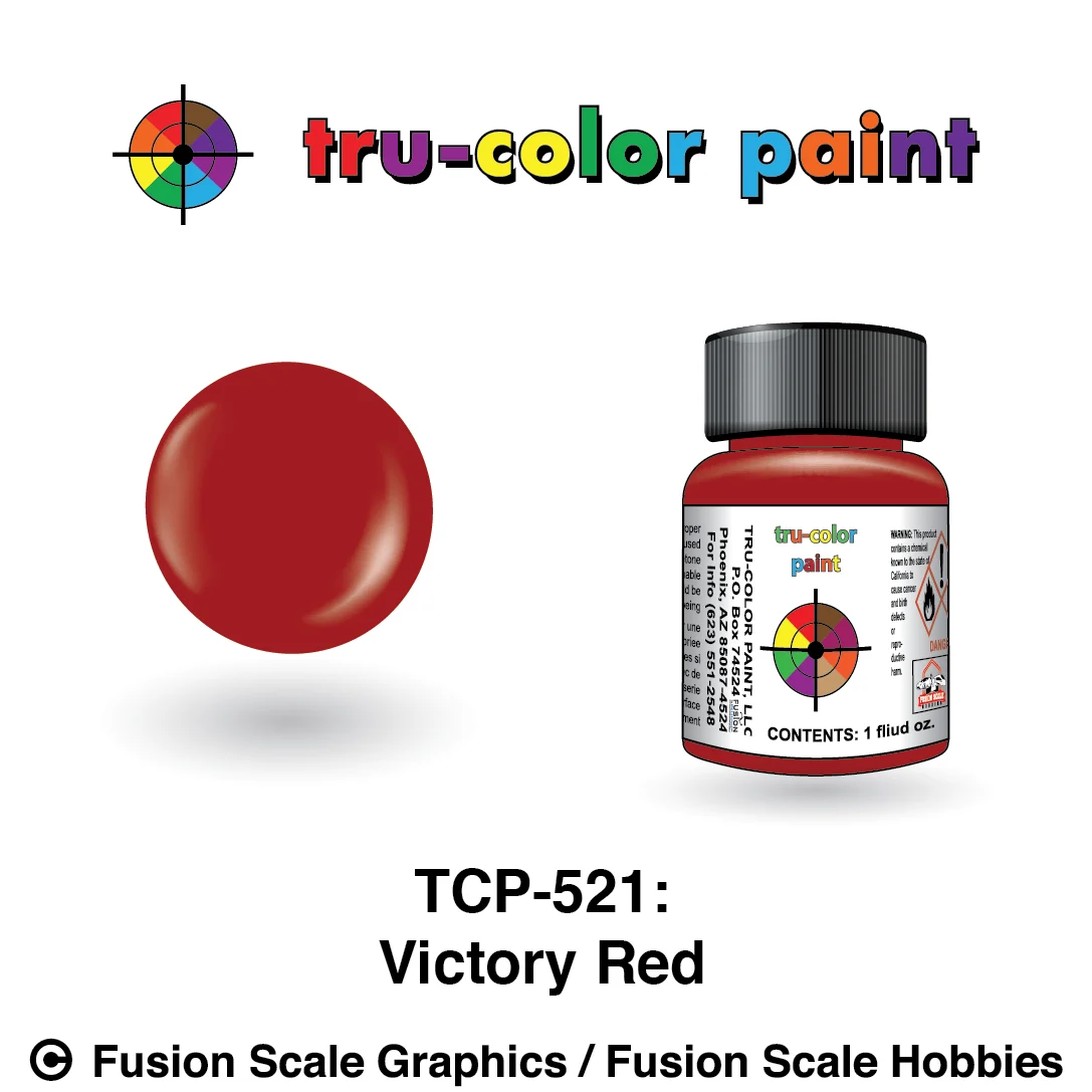 Tru Color Paint Victory Red 1oz