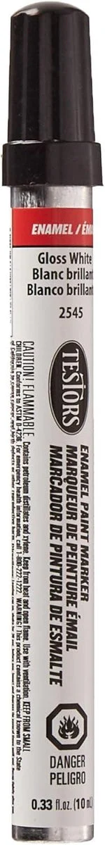 Testors White Gloss Marker 2545C