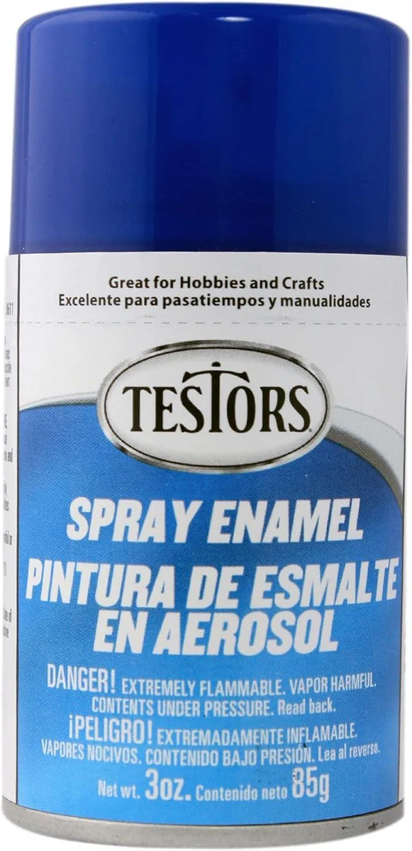 Testors Spray Enamel Gloss Dark Blue 3oz. 1211
