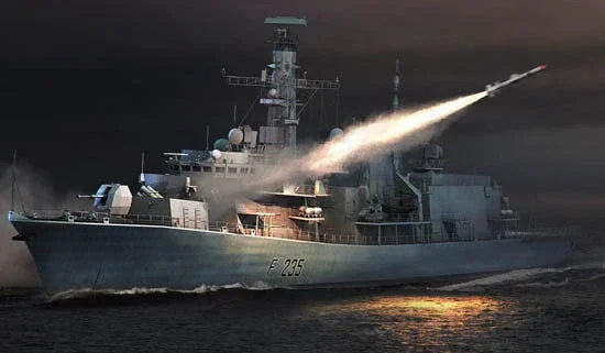 1/350 Trumpeter HMS Type 23 Frigate Monmouth (F235) - 04547