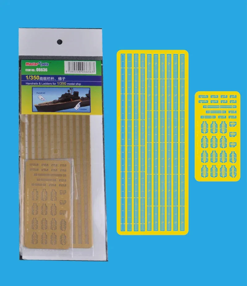 1/350 Trumpeter Handrails & Ladders for 1/350 Model Ship - 06636