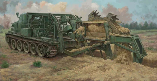 1/35 Trumpeter BTM-3 High-Speed Trench Digging Vehicle - 09502