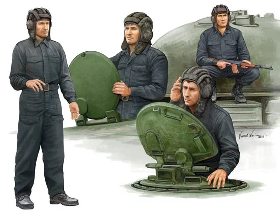 1/35 Trumpeter Soviet Tank Crew - 00435