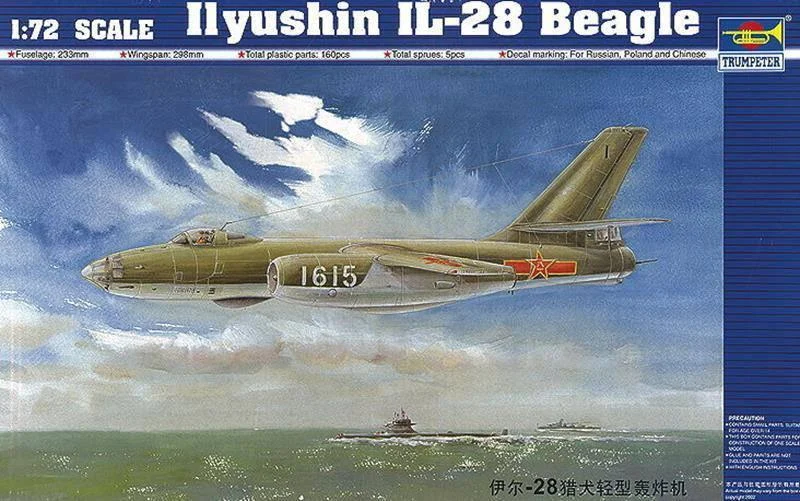 1/72 Trumpeter Ilyushin IL-28 Beagle - 01604