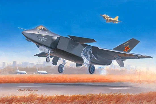 1/72 Trumpeter Chinese J-20 Mighty Dragon - 01663