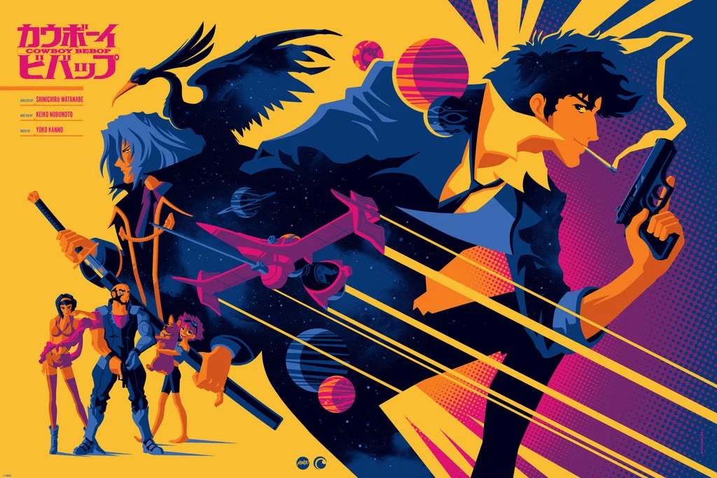 Cowboy Bebop Variant Poster - Tom Whalen