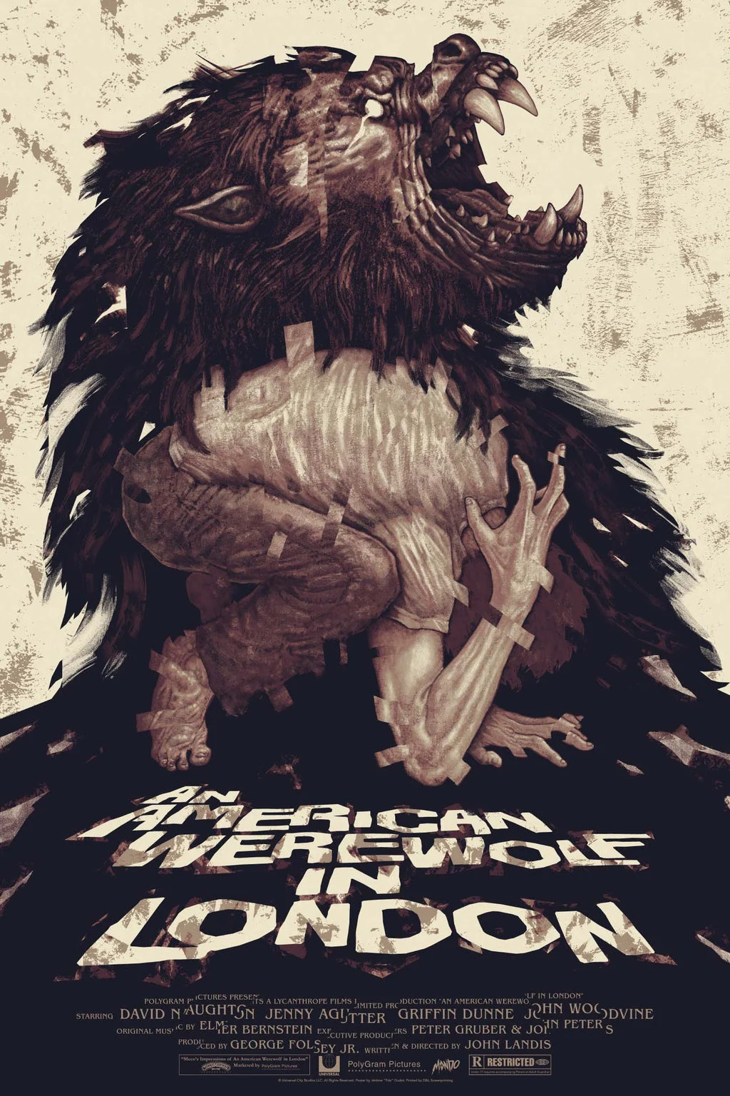 An American Werewolf in London Poster - Jérôme