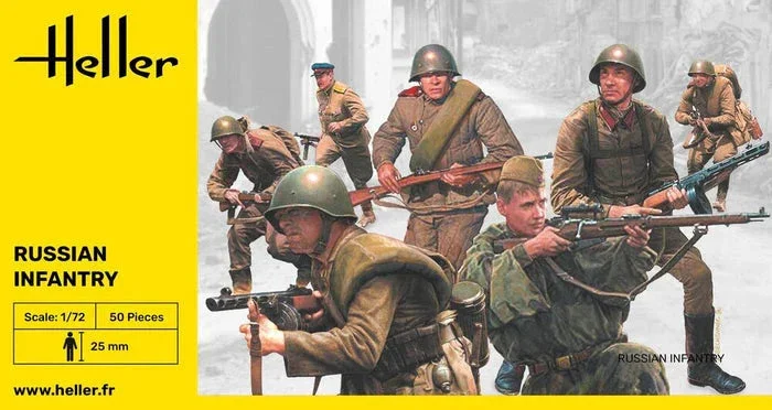 1/72 Heller WWII Russian Infantry