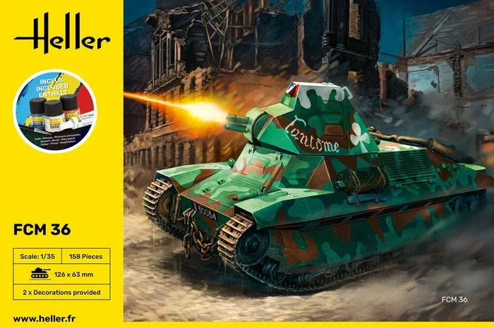 1/35 Heller FCM 36 STARTER KIT