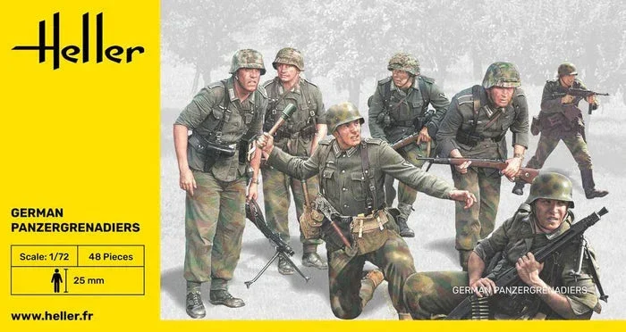 1/72 Heller WWII German Panzergrenadiers