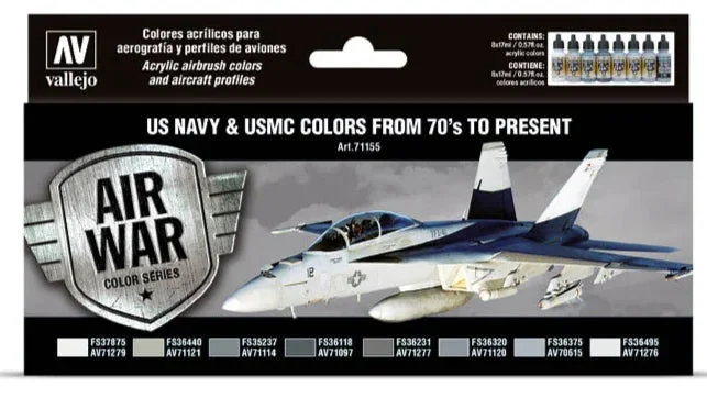 Vallejo US Navy & USMC colors from 70’s to present 71.155