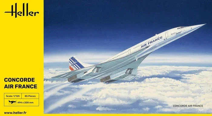 1/125 Heller Concorde Air France
