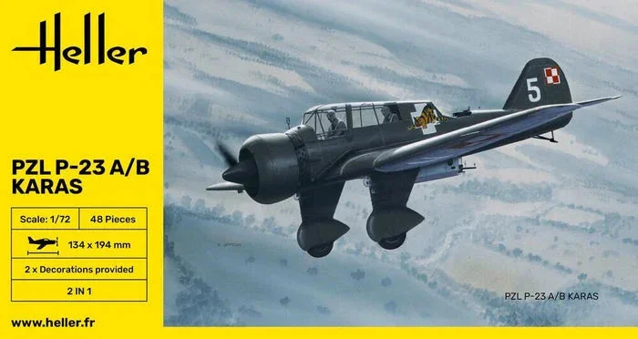 1/72 Heller PZL 23 A/B Karas