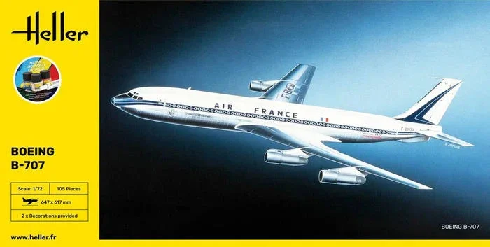 1/72 Heller B-707 Air France STARTER KIT