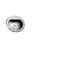 Plastruct G gauge White Polystyrene Vanity Sink (1 per pack)