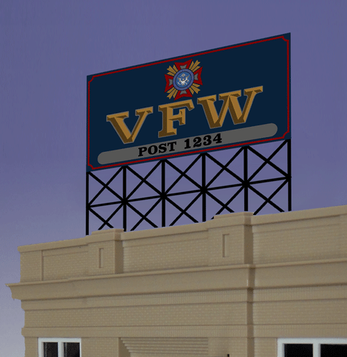 Miller Engineering VFW Sign (Lg)